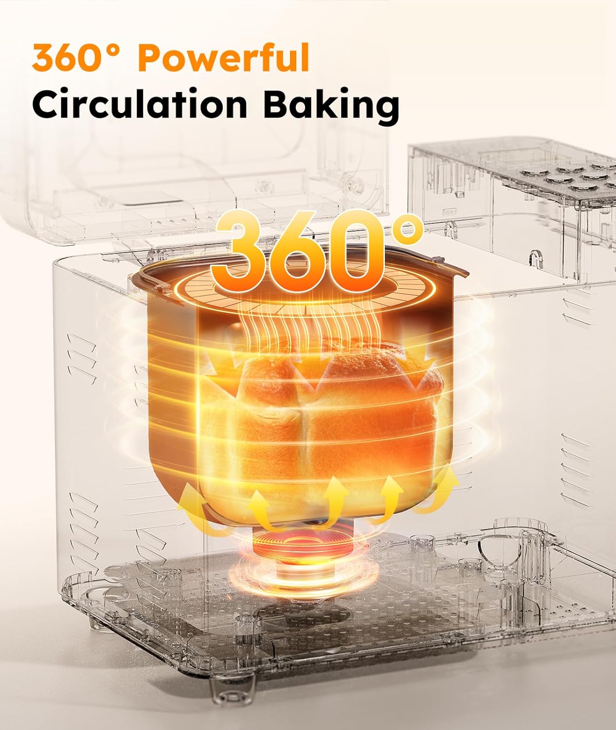 2LB Bread Maker Machine, 17 in 1 Automatic Stainless Steel Bread Machine